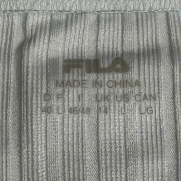 FILA Skirt Womens Large Textured Tennis Athletic Stretch NWT UB8926 - Picture 3 of 11